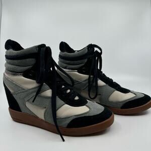 Bronx Hotsee high-top wedge sneakers trainers Y2K size 37